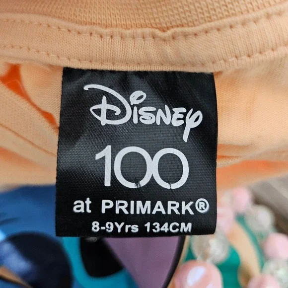 Disney Stitch set girls t shirt and bike shorts sz 8 - Picture 6 of 7